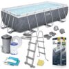 Basen ogrodowy stelażowy 404 x 201 x 100 cm 11w1 Bestway 56721 Karkasinis sodo baseinas 404 x 201 x 100 cm, 11 viename, „Bestway 56721“