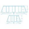 Karkasinis sodo baseinas 404 x 201 x 100 cm 18 viename „Bestway 56441“