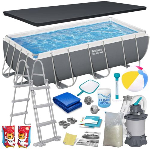 Karkasinis sodo baseinas 404 x 201 x 100 cm 18 viename Bestway 56442