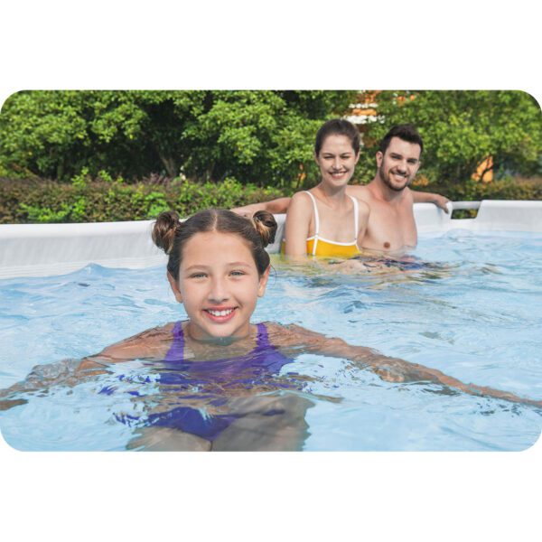 Karkasinis sodo baseinas 404 x 201 x 100 cm 18 viename „Bestway 56721“