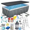 Basen ogrodowy stelażowy 412x201x122 cm 17w1 Bestway 56457N Karkasinis sodo baseinas 412x201x122 cm 17in1 Bestway 56457N