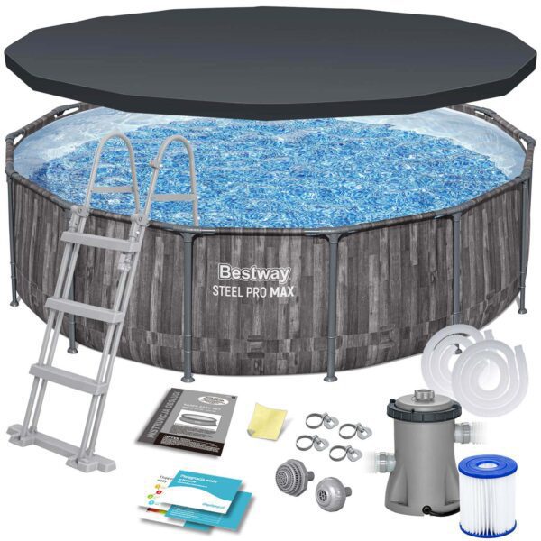 Karkasinis sodo baseinas 427 x 107 cm 11 viename „Bestway 5614Z“