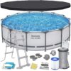 Karkasinis sodo baseinas 427 x 107 cm 11 viename „Bestway 56950“