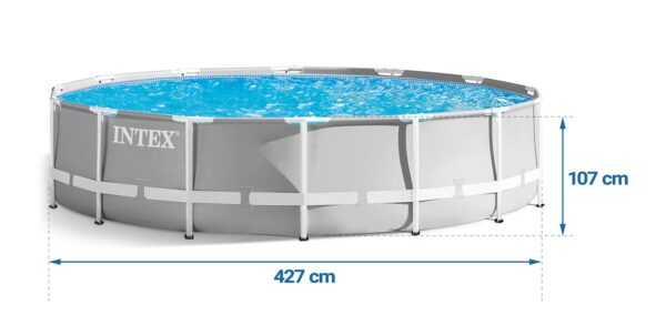 Karkasinis sodo baseinas 427 x 107 cm 12 viename INTEX 26720GN