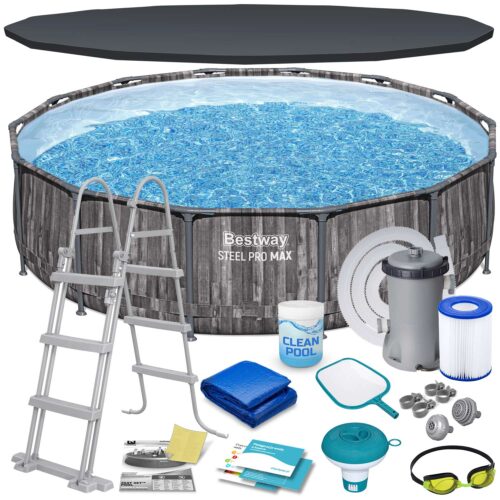 Karkasinis sodo baseinas 427 x 107 cm 17 viename „Bestway 5614Z“
