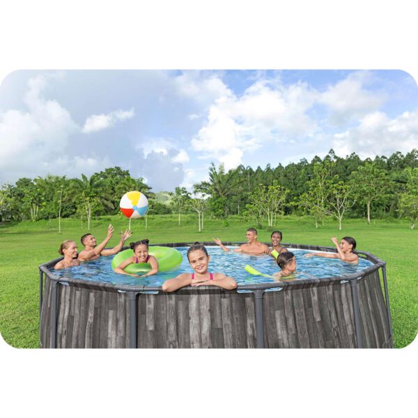 Karkasinis sodo baseinas 427 x 107 cm 17 viename „Bestway 5614Z“