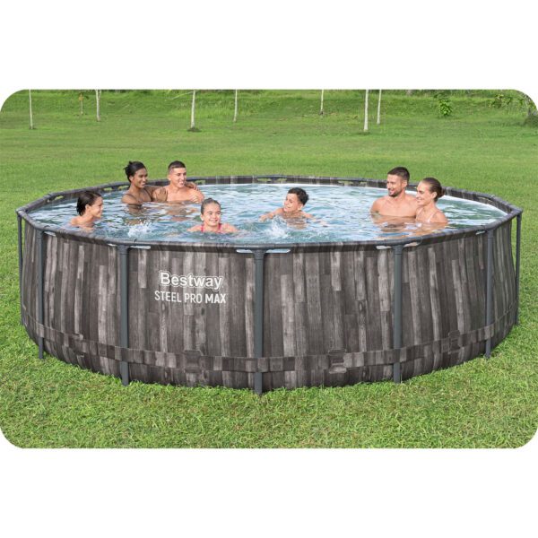 Karkasinis sodo baseinas 427 x 107 cm 17 viename „Bestway 5614Z“