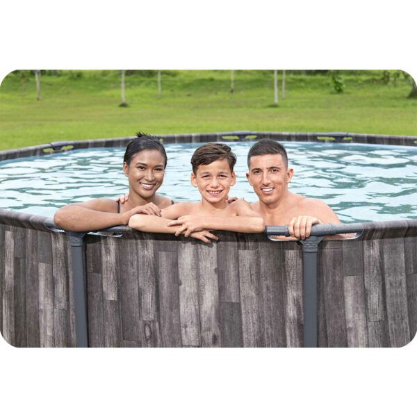 Karkasinis sodo baseinas 427 x 107 cm 17 viename „Bestway 5614Z“