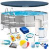 Basen ogrodowy stelażowy 427 x 107 cm 17w1 INTEX 26720 Karkasinis sodo baseinas 427 x 107 cm 17in1 INTEX 26720