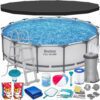 Karkasinis sodo baseinas 427 x 107 cm 19 viename „Bestway 56950“