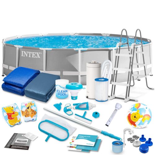 Basen ogrodowy stelażowy 427 x 107 cm 21w1 INTEX 26720 Karkasinis sodo baseinas 427 x 107 cm 21 viename INTEX 26720