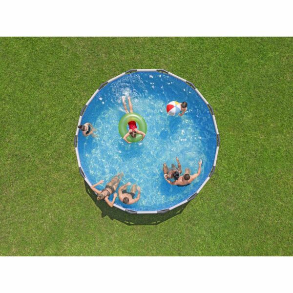 Karkasinis sodo baseinas 427 x 122 cm 12 viename „Bestway 5612X“