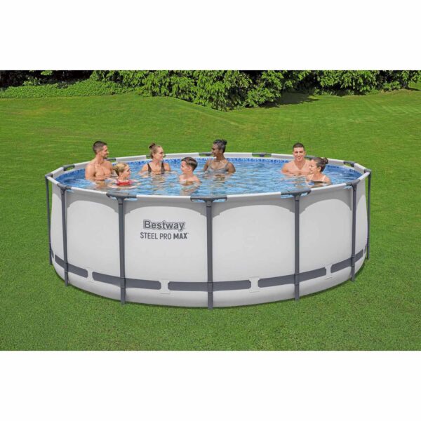 Karkasinis sodo baseinas 427 x 122 cm 12 viename „Bestway 5612X“