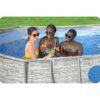 Karkasinis sodo baseinas 427 x 250 x 100 cm 12 viename „Bestway 56714N“