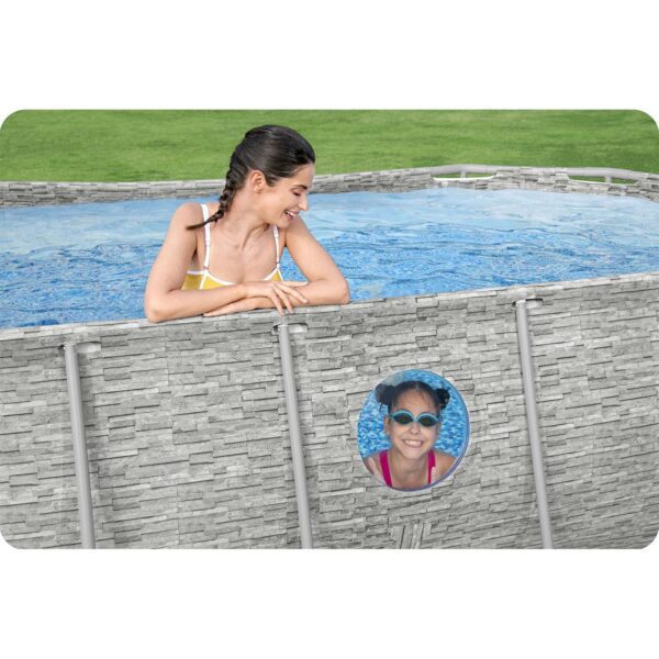 Karkasinis sodo baseinas 427 x 250 x 100 cm 12 viename „Bestway 56714N“