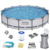 Karkasinis sodo baseinas 427 x 84 cm 10 viename „Bestway 56595“