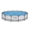 Karkasinis sodo baseinas 427 x 84 cm 17 viename „Bestway 56595“ + burbulų aparatas NEMOKAMAI