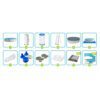 Karkasinis sodo baseinas 457 x 107 cm 12 viename INTEX 26724