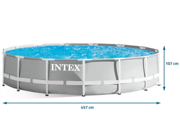 Karkasinis sodo baseinas 457 x 107 cm 12 viename INTEX 26724
