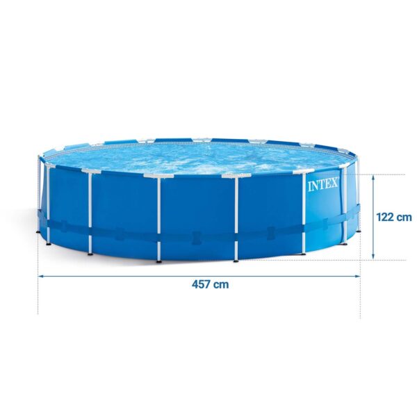Karkasinis sodo baseinas 457 x 122 cm 17in1 INTEX 28242