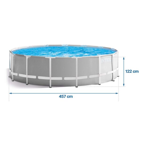 Karkasinis sodo baseinas 457 x 122 cm 21 viename INTEX 26726