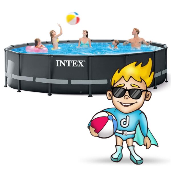 Basen-ogrodowy-stelazowy-488-x-122-cm-17w1-INTEX-26326-Baseny-gt-Baseny-Intex-1 Karkasinis sodo baseinas 488 x 122 cm 17in1 INTEX 26326