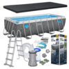 Karkasinis sodo baseinas 488 x 244 x 122 cm 10 viename „Bestway 561MB“