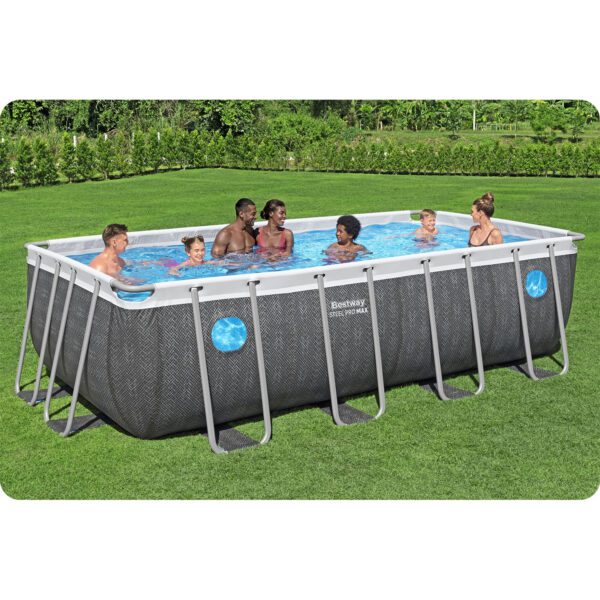 Karkasinis sodo baseinas 488 x 244 x 122 cm 10 viename „Bestway 561MB“