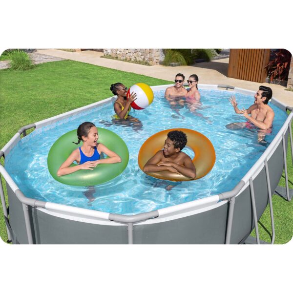 Karkasinis sodo baseinas 488 x 305 x 107 cm 12 viename „Bestway 56448“