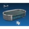 Karkasinis sodo baseinas 488 x 305 x 107 cm 18 viename „Bestway 56448“