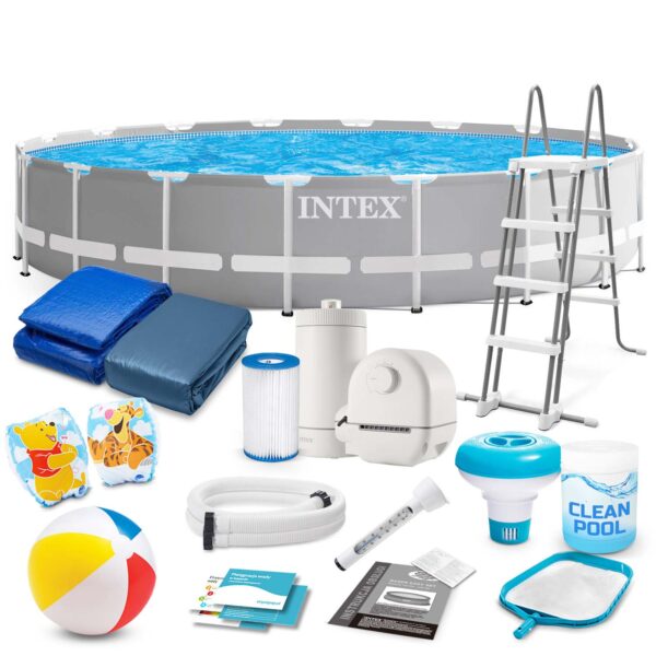 Basen ogrodowy stelażowy 549 x 122 cm 18w1 INTEX 26732 Karkasinis sodo baseinas 549 x 122 cm 18 in 1 INTEX 26732