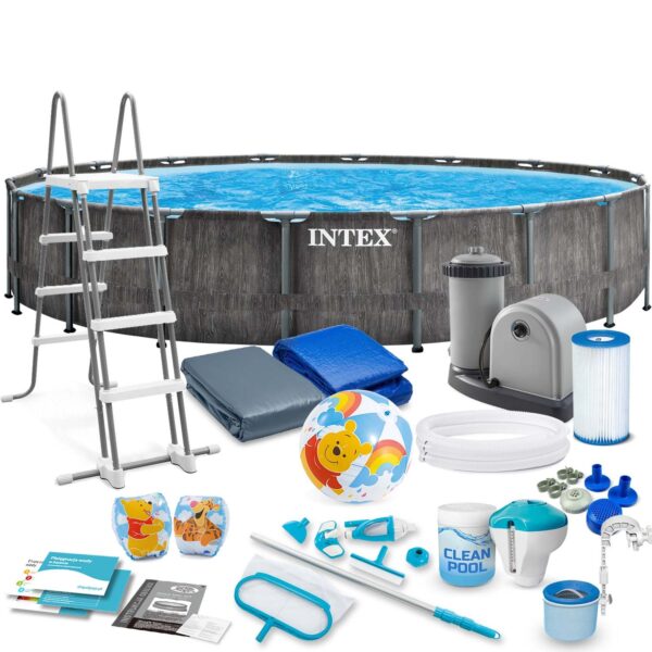 Karkasinis sodo baseinas 549 x 122 cm 21 viename INTEX 26744 + NEMOKAMAS paspirtukas