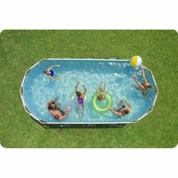 Karkasinis sodo baseinas 549 x 274 x 122 cm, 12 viename, „Bestway 56710“