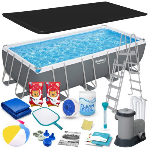 Karkasinis sodo baseinas 549 x 274 x 122 cm, 17 viename, „Bestway 56465“