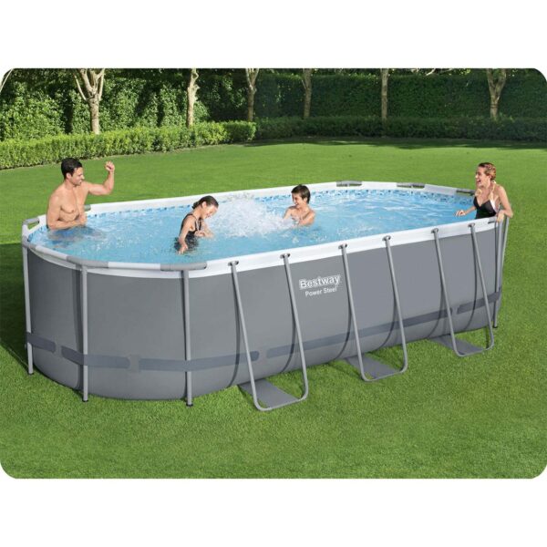 Karkasinis sodo baseinas 549 x 274 x 122 cm, 17 viename, „Bestway 56710“