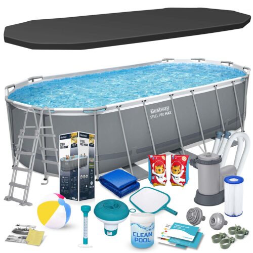 Karkasinis sodo baseinas 549 x 274 x 122 cm, 17 viename, „Bestway 56710“