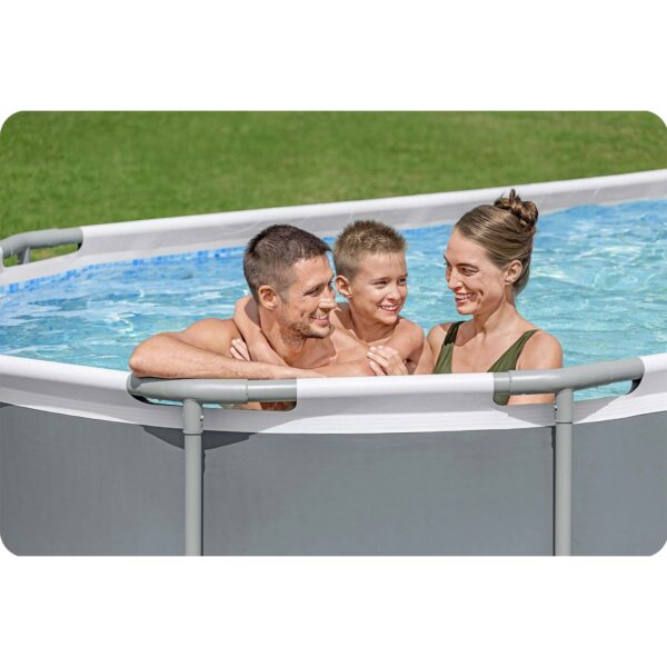 Karkasinis sodo baseinas 549 x 274 x 122 cm, 17 viename, „Bestway 56710“