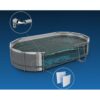 Karkasinis sodo baseinas 549 x 274 x 122 cm, 12 viename, „Bestway 56716N“