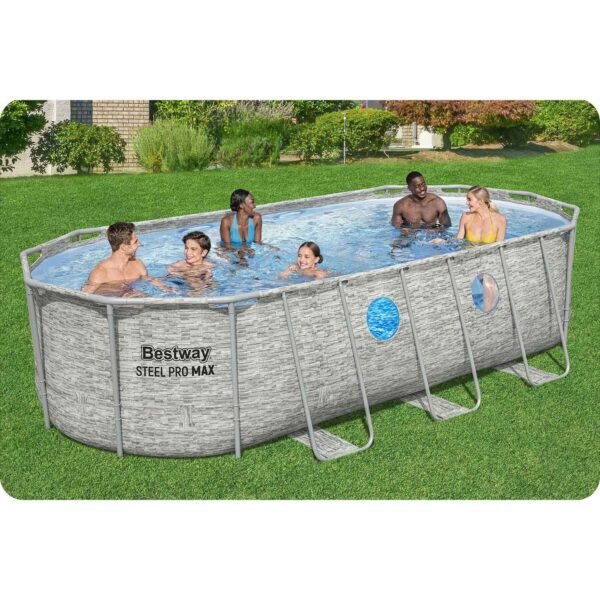 Karkasinis sodo baseinas 549 x 274 x 122 cm, 12 viename, „Bestway 56716N“