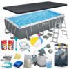 Karkasinis sodo baseinas 549x274x122cm 17in1 Bestway 56466N