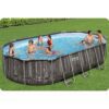 Karkasinis sodo baseinas 610 x 366 x 122 cm 12 viename „Bestway 5611R“