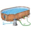 Karkasinis sodo baseinas 610 x 366 x 122 cm, 13 viename, „Bestway 56719N“