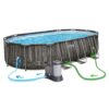 Karkasinis sodo baseinas 610 x 366 x 122 cm 18 viename „Bestway 5611R“