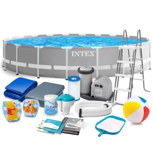 Karkasinis sodo baseinas 610x132 cm 18 viename INTEX 26756