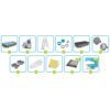 Karkasinis sodo baseinas 640 x 274 x 132 cm 11 viename „Bestway 5612B“
