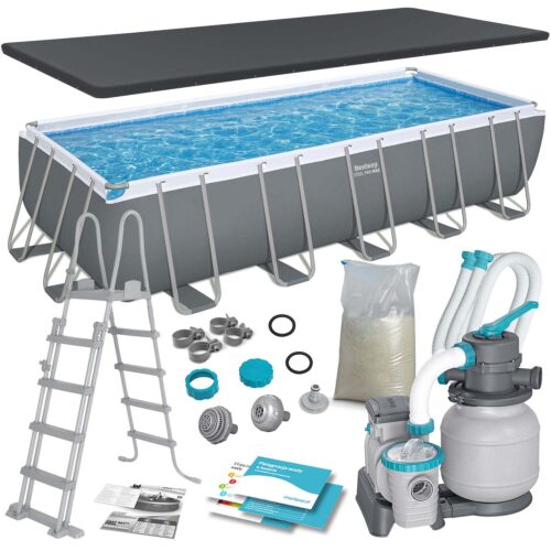 Karkasinis sodo baseinas 640 x 274 x 132 cm 12 viename „Bestway 5612B“