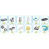 Karkasinis sodo baseinas 640 x 274 x 132 cm 12 viename „Bestway 5612B“