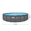 Karkasinis sodo baseinas 671 x 132 cm 11 viename „Bestway 561JZ“
