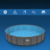 Karkasinis sodo baseinas 671 x 132 cm 11 viename „Bestway 561JZ“
