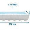 Karkasinis sodo baseinas 732 x 366 x 132 cm 9 viename INTEX 26364